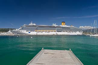 Costa Deliziosa in Ajaccio, Corsica