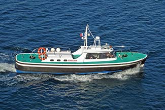 Pilot boat in Ajaccio, Corsica