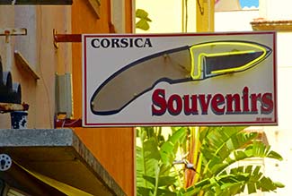 Corsica knife shop