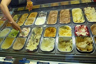 Ice-cream shop in Ajaccio