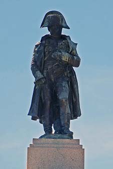 Napoleon statue in Ajaccio, Corsica