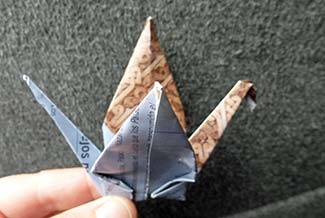 Origami crane