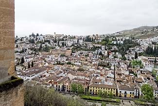 View of Granada from The Alhambra