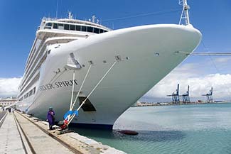 Silver Spirit in Cadiz, Spain