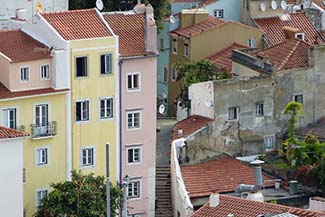 Apartment buildings in Alfalma, Lisbon