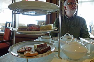 Afternoon tea on Silver Spirit