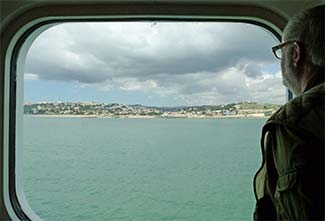 View from airlock of Observation Lounge on Silver Spirit