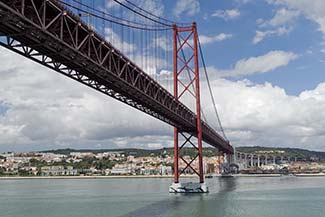 Tejo bridge in Lisbon