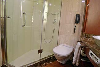 Shower stall on Silver Spirit