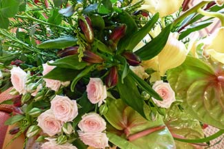 Flower arrangement in Suite 720 on Silver Spirit