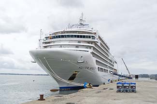 Silver Spirit at Santa Apolonia Cruise Terminal, Lisbon