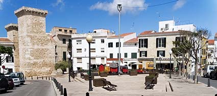 Plaça Bastio in Port Mahon