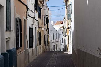 Neighborhood street in Port Mahon