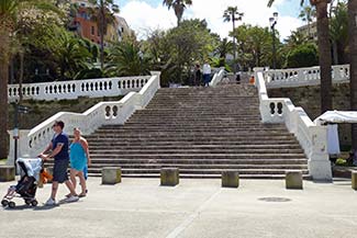 Port Mahon steps to upper city