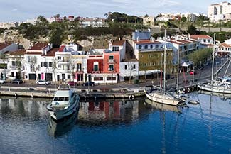 Boats in Port Mahon, Minorca