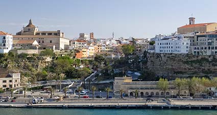 Port Mahon and pier