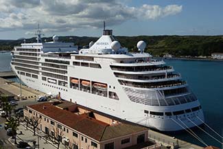 Silver Spirit in Port Mahon