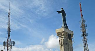 Christ statue on Monte Toro, Menorca