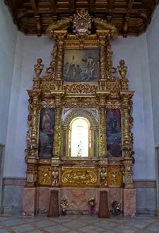 Altarpiece in Santuario de la Virgen del Toro