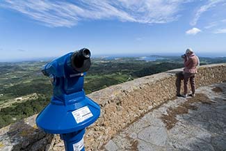 Monte Toro overlook on Menorca
