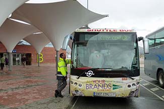 Malaga Cruise Terminal shuttle bus