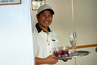 Silver Spirit bar waiter