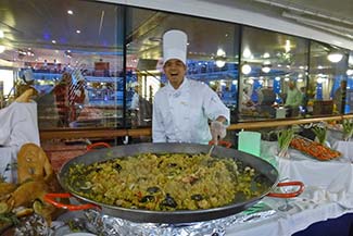 Paella at Silver Spirit Pool Barbecue