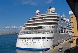 Silver Spirit at Palma cruise terminal
