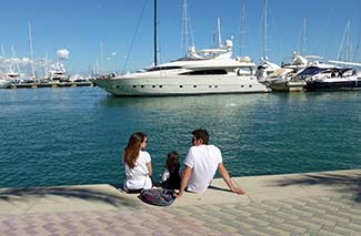 Famly in Palma de Mallorca