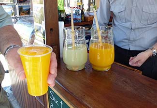 Refreshment stand in Sóller trains station