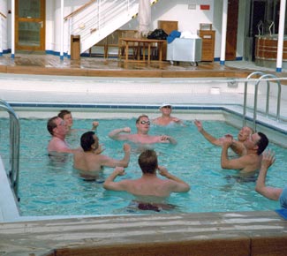 Silver Whisper photo - water volleyball