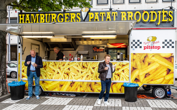 French fries stand in Rotterdam.
