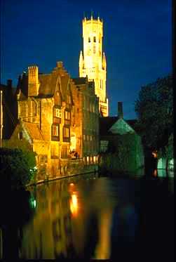 Bruges - Brugge, Belgium: Belfry tower