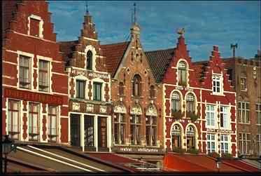Bruges - Brugge, Belgium - gabled houses