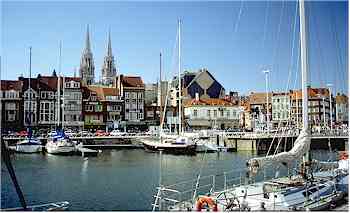 Ostend historic harbor