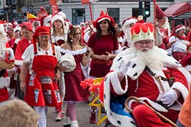 Copenhagen Santa Parade