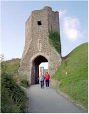 Dover Castle - tower with gate