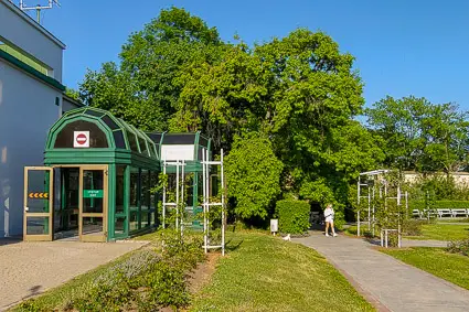 Top station of Petrin Funicular, Prague