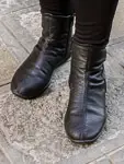 Arcopedico l19 booties on Venice's paving stones