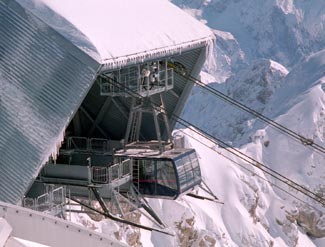 Gletscherbahn on Zugspitze