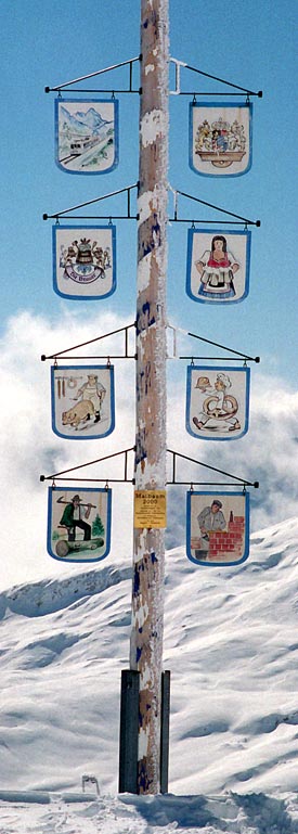 Zugspitze decorative signs
