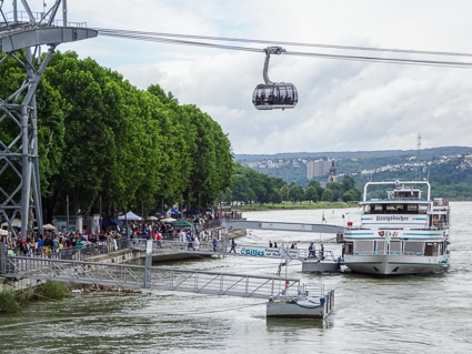 Koblenz Cable Car and excursion boat