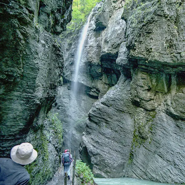 The Partnach Gorge (a.k.a. the Partnachklamm) in Garmisch-Partenkirchen is delightful, especially on a summer day.