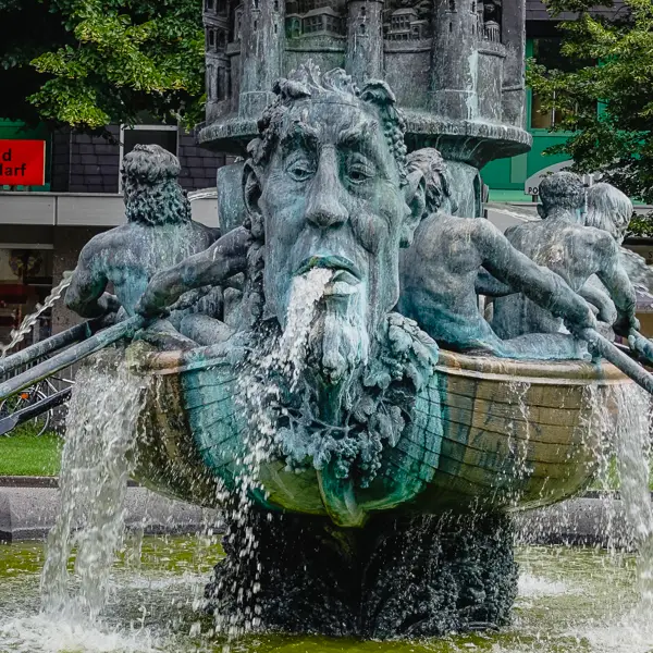 The Koblenz Column portrays 20 centuries of local history dating back to Roman times. It stands 10 meters tall and was created for the city's 2,000th birthday in 1992.