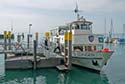 Meersburg passenger ferry boat at pier