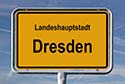 Dresden road sign