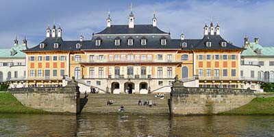 Pillnitz Palace from the Elbe