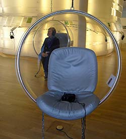 Bubble chair in Bachhaus Eisenach