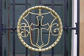 St. George coat of armsl on Georgenkirche gate