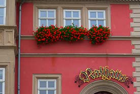 Detail of Eisenach's Town Hall